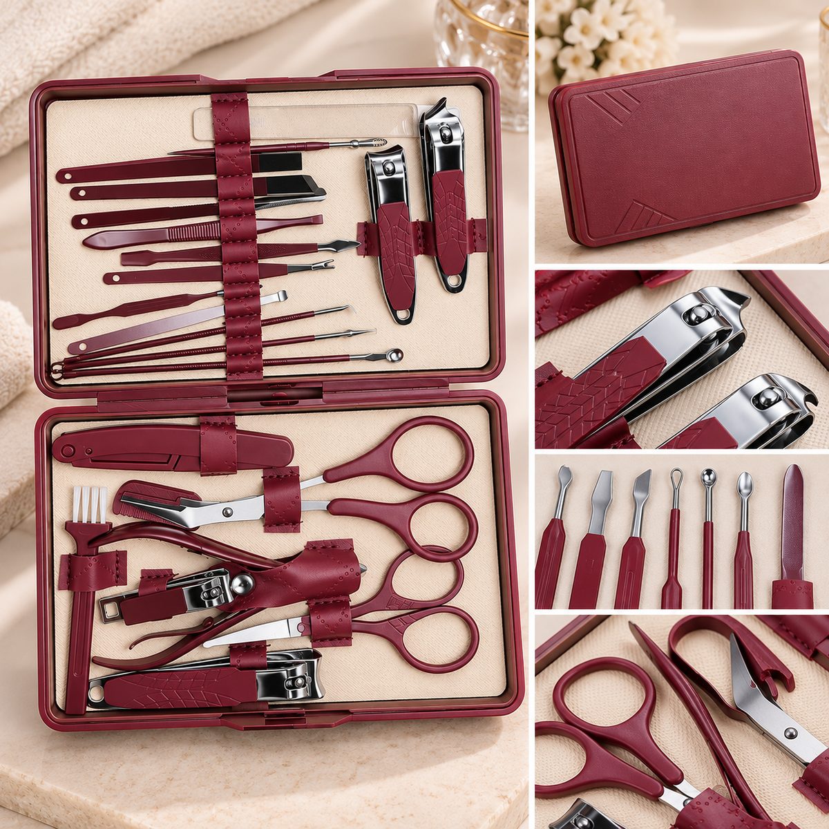 Luxury manicure & Pedicure set 22 pcs