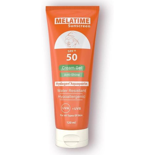 MELATIME SUNSCREEN GEL cream SPF +50 120 GM