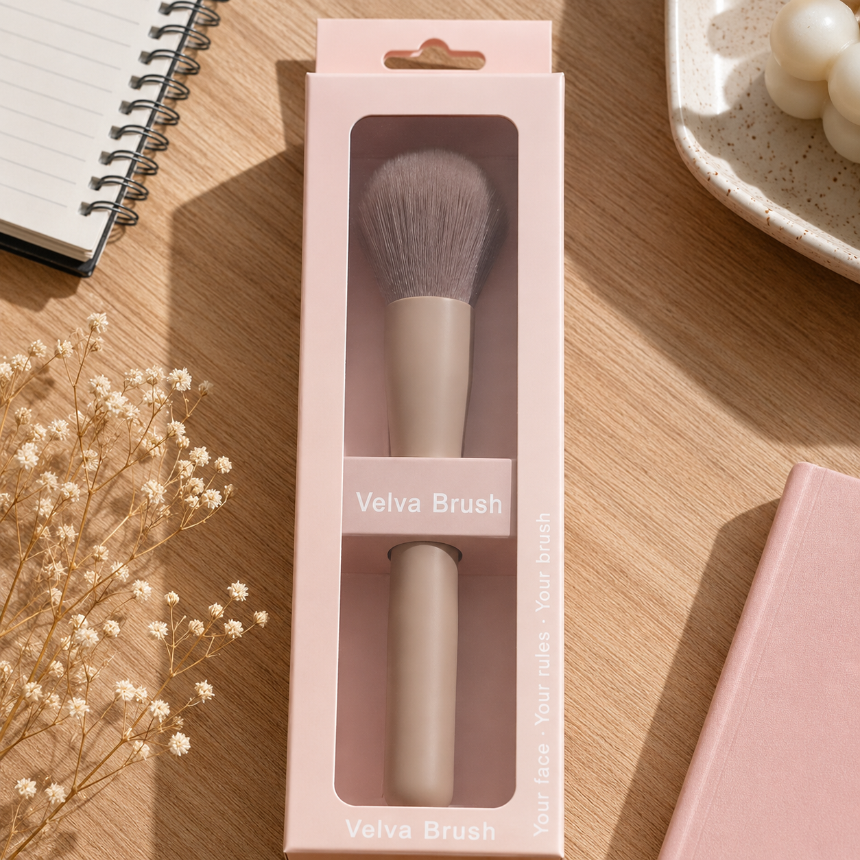 Rose Berry Makeup Brush