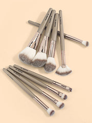 Maange 9Pcs Makeup Brush Grey