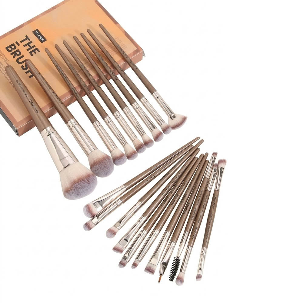 Maange Brush Professional Makeup Brush Set 20 Pieces - Champagne