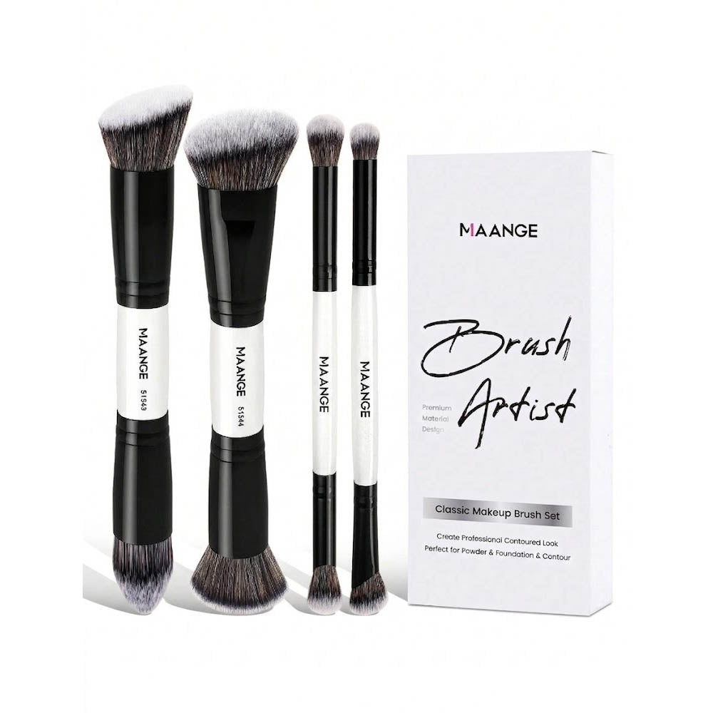 Maange Brush artist Black and Whirte 4Pcs