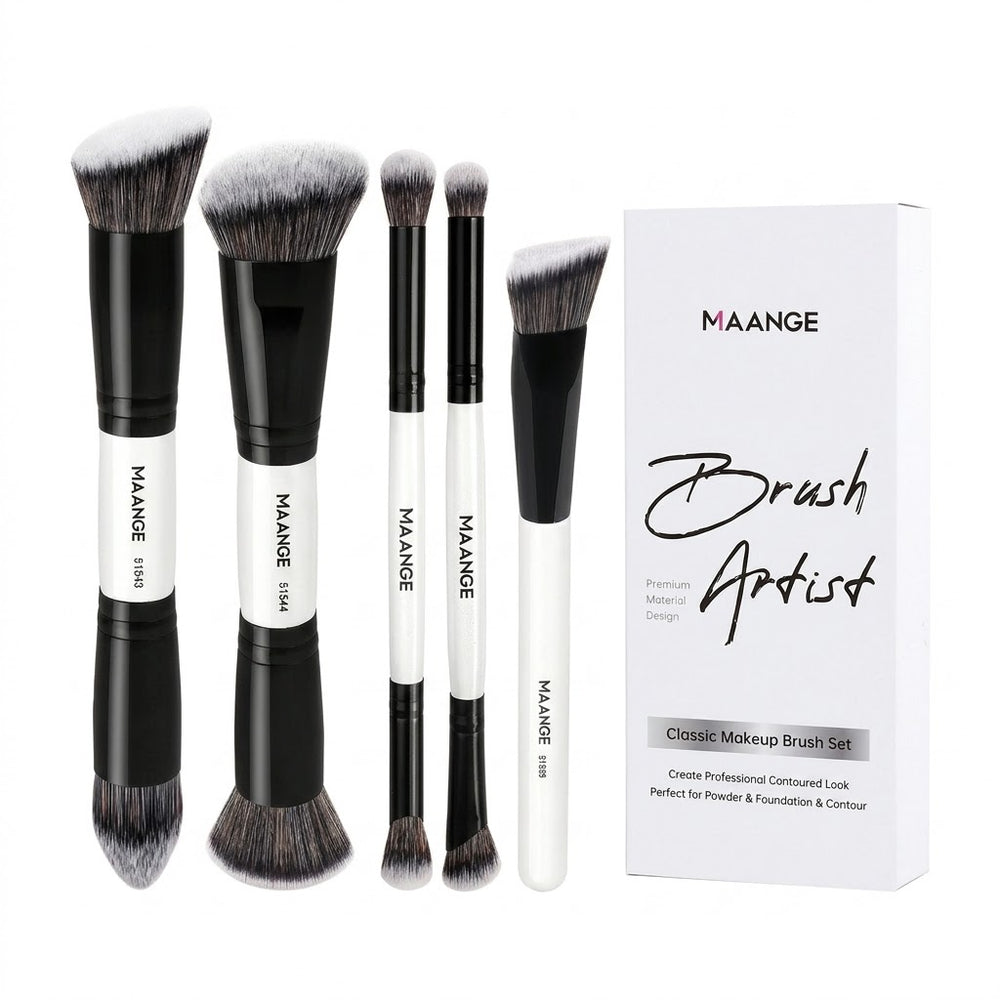 Maange Brush artist Black and White 5Pcs