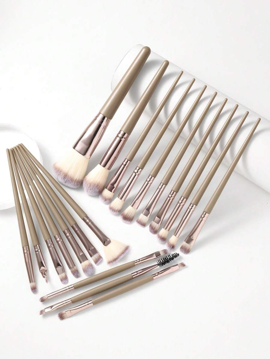Maange Professional Makeup Brush Set 20 Pieces - Beige