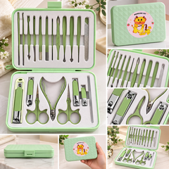 Manicure Pedicure Set with Case 20pcs