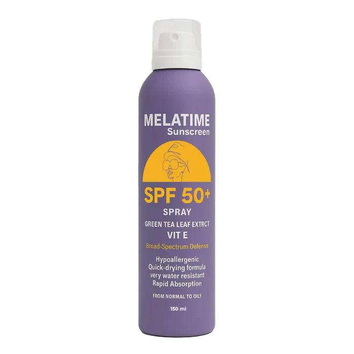 Melatime sunscreen SPF 50 SPRAY