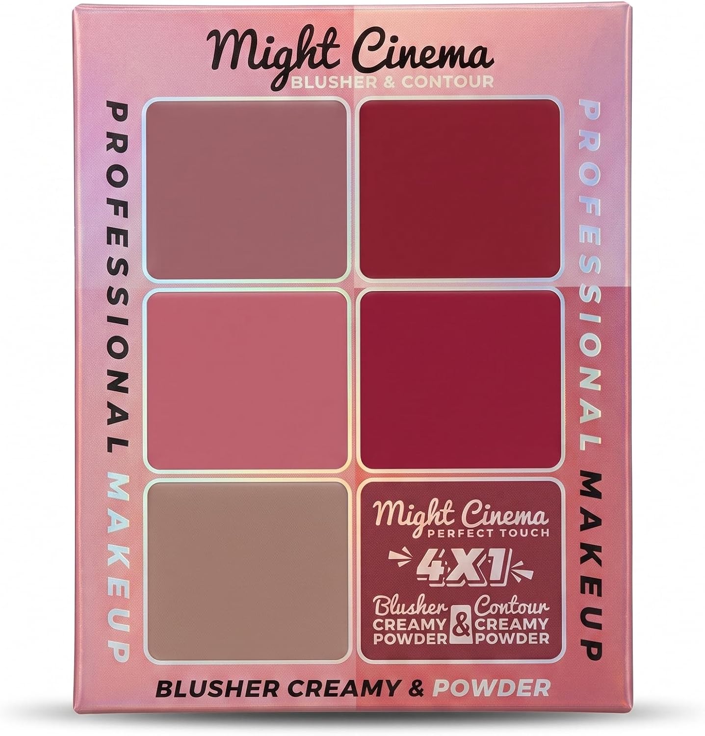 Might Cinema Palette Blusher & Contour 2x1 Creamy And Powder 12 Color
