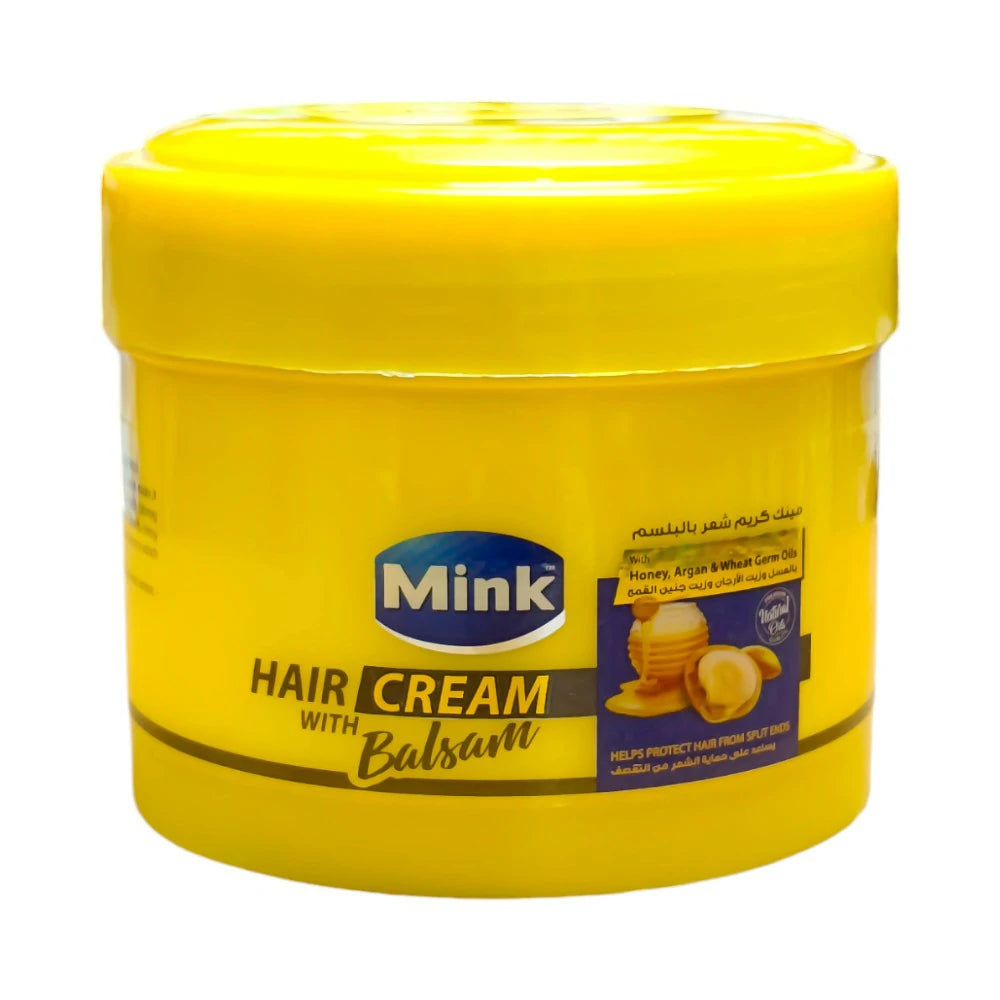 Mink Hair Cream with Balsam Honey Argan and Wheat Germ Oils 200 ml