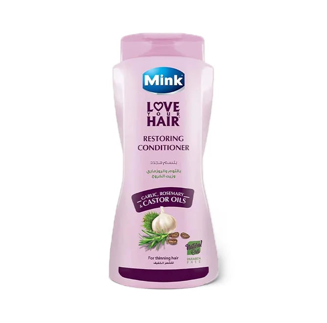 Mink conditioner with garlic extract rosemary and castor oil 400 ml