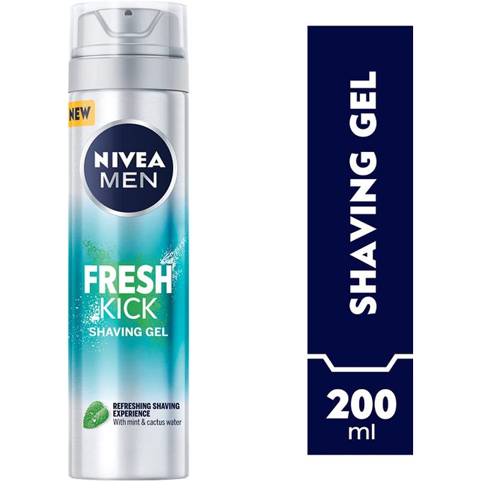 NIVEA MEN Shaving Gel Fresh Cool Mint Extracts 200ml
