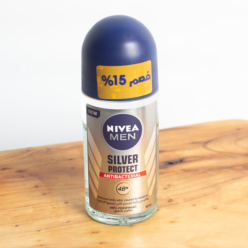 NIVEA Roll-On 50ml Men's 15% Discount Silver Protect