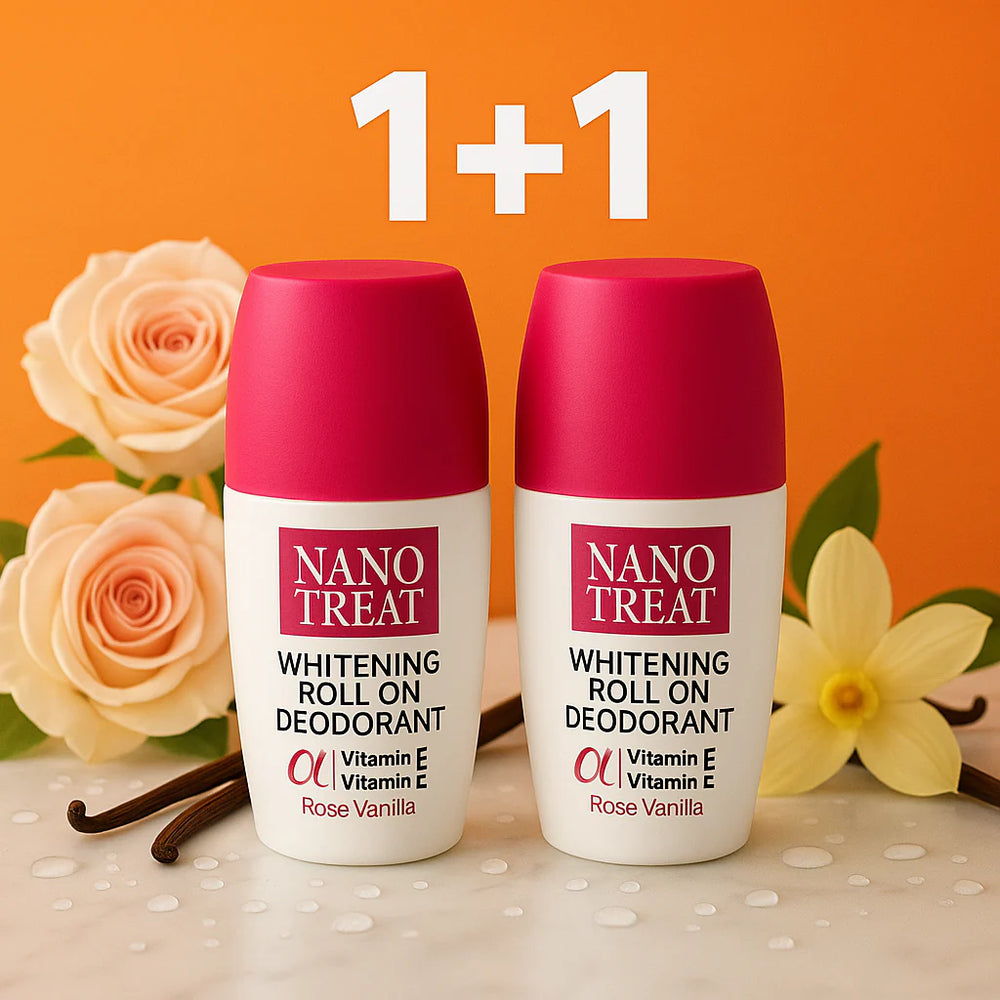 Nano-treat Whitening Deodorant Roll On Rose Vanilla