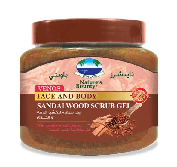 Nature s Bounty Sandalwood Scrub Gel 600ml