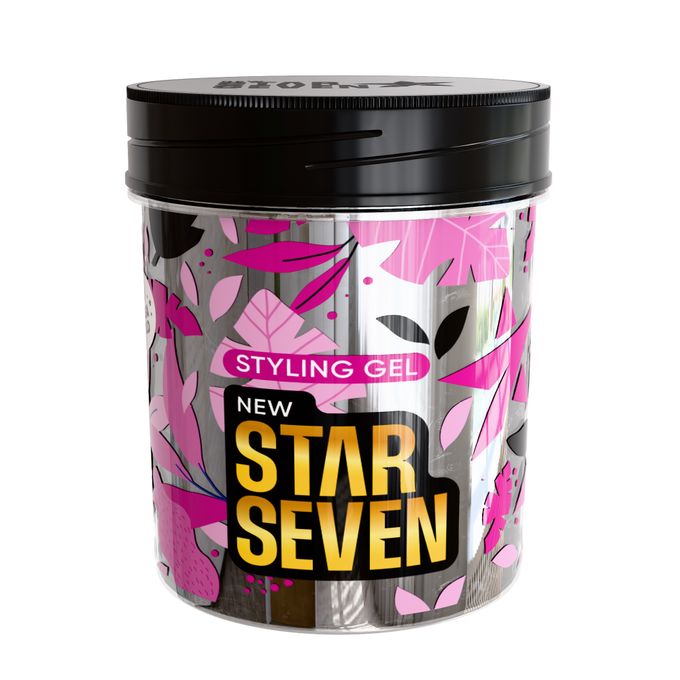 New Star Seven Hair Gel 650ml Black