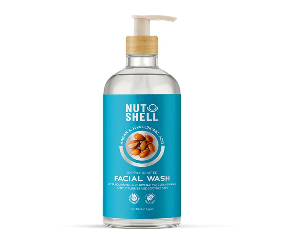 Nut shell Argan &amp; Hyaluronic Acid Facial Wash 250 ml