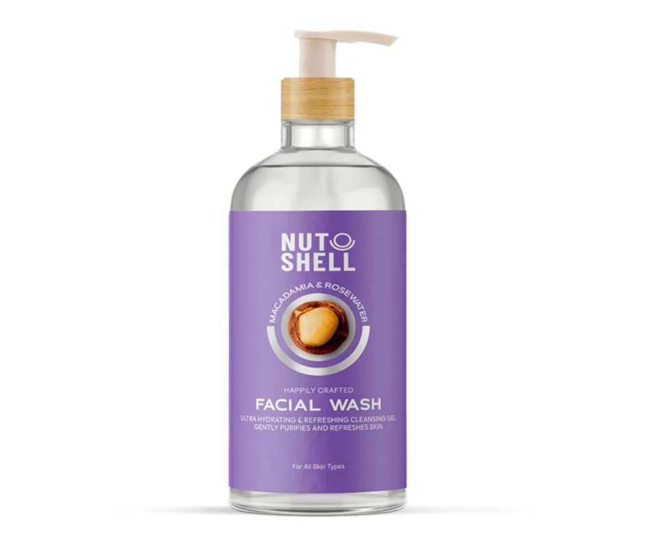 Nut shell Macadamia & Rose Water Facial Wash 250 ml