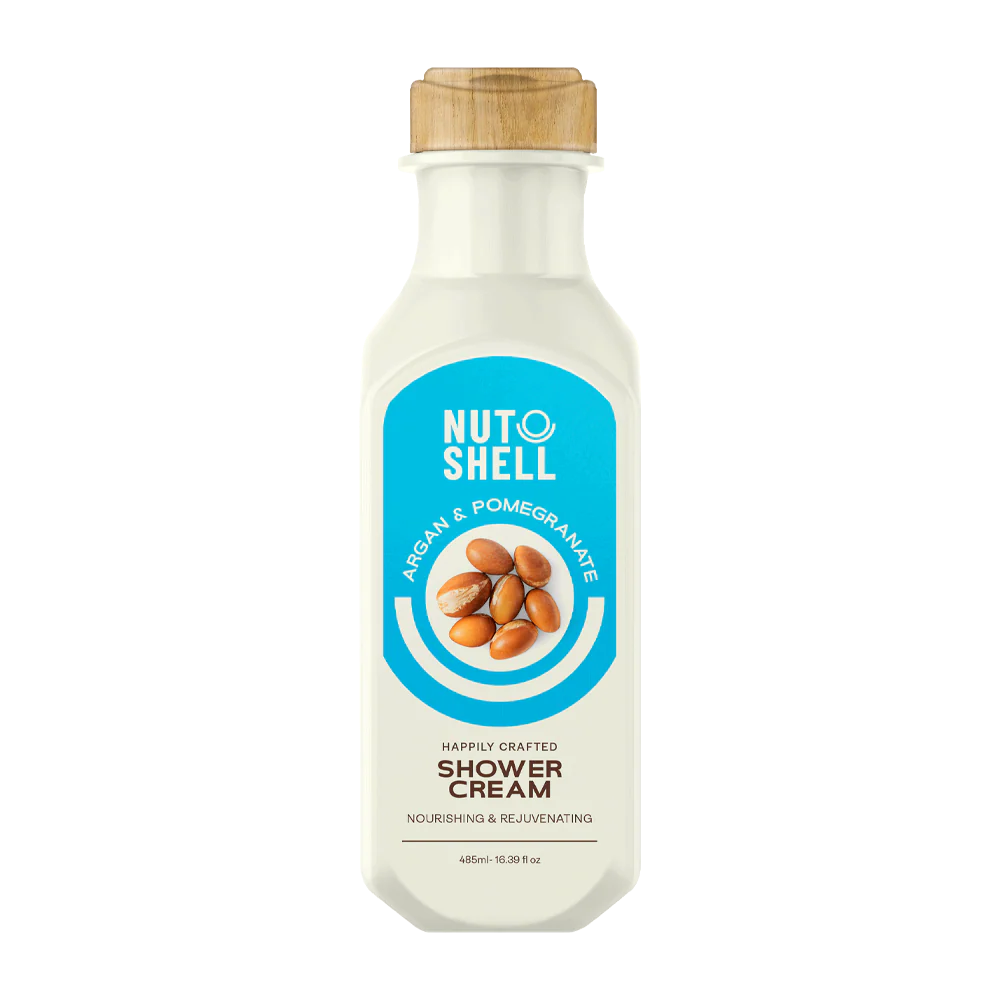 Nutshell Argan and Pomegranate Shower Cream 485ml