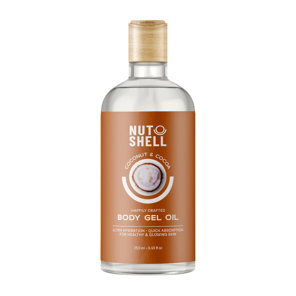 Nutshell Coconut and Cocoa Body Gel Oil 250ml