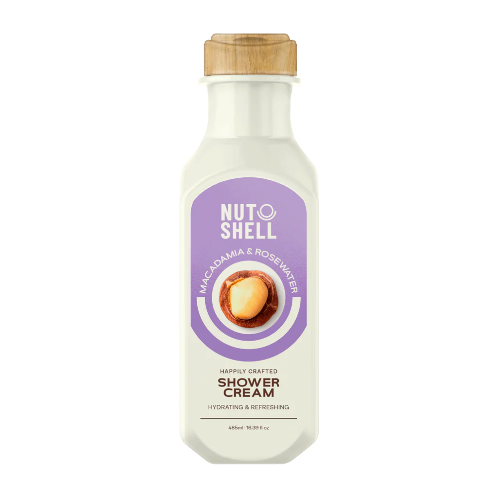  Nutshell Shower Cream Macadamia and Rose Water 485ml