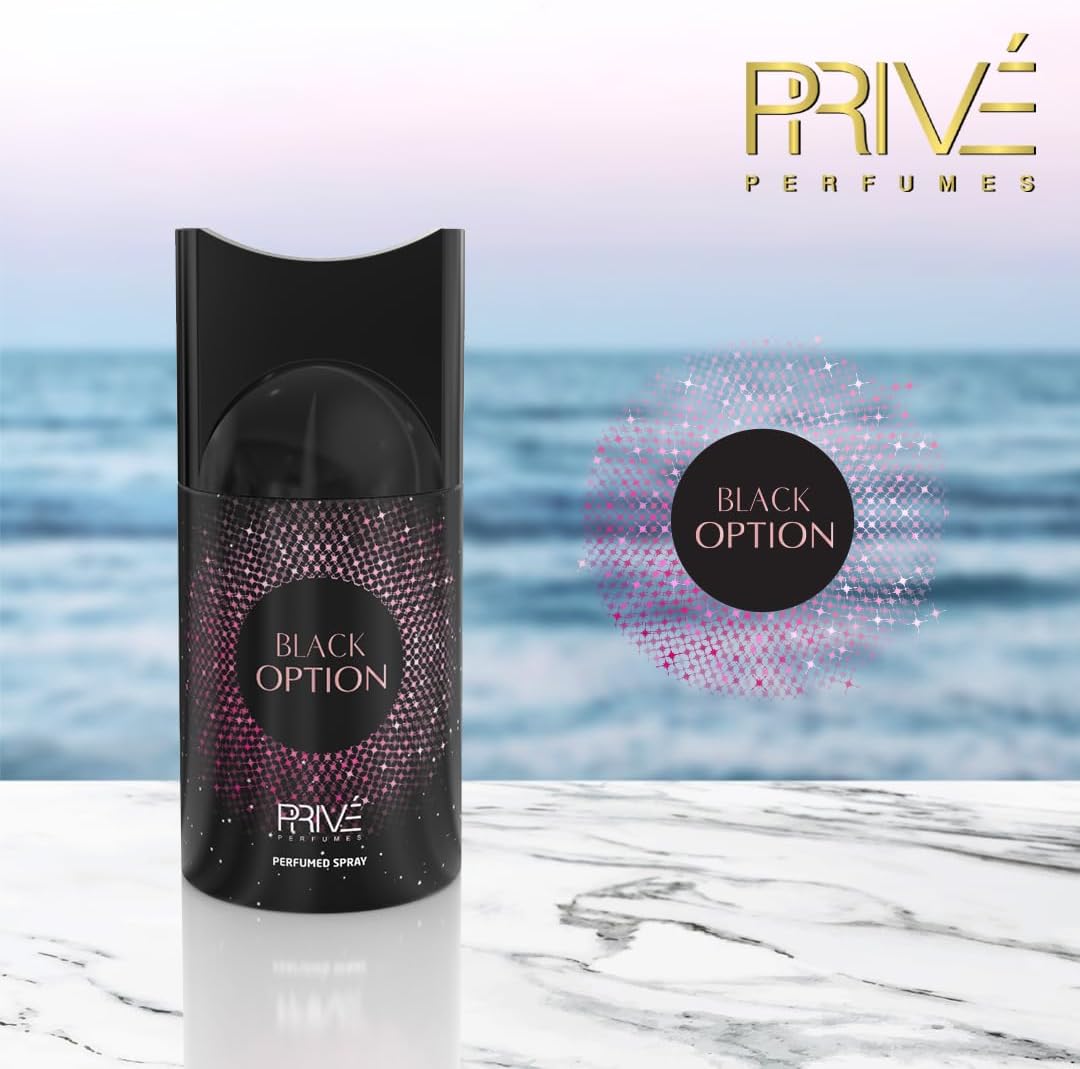 PRIVE Spray 250ML Black Option Pour Femme