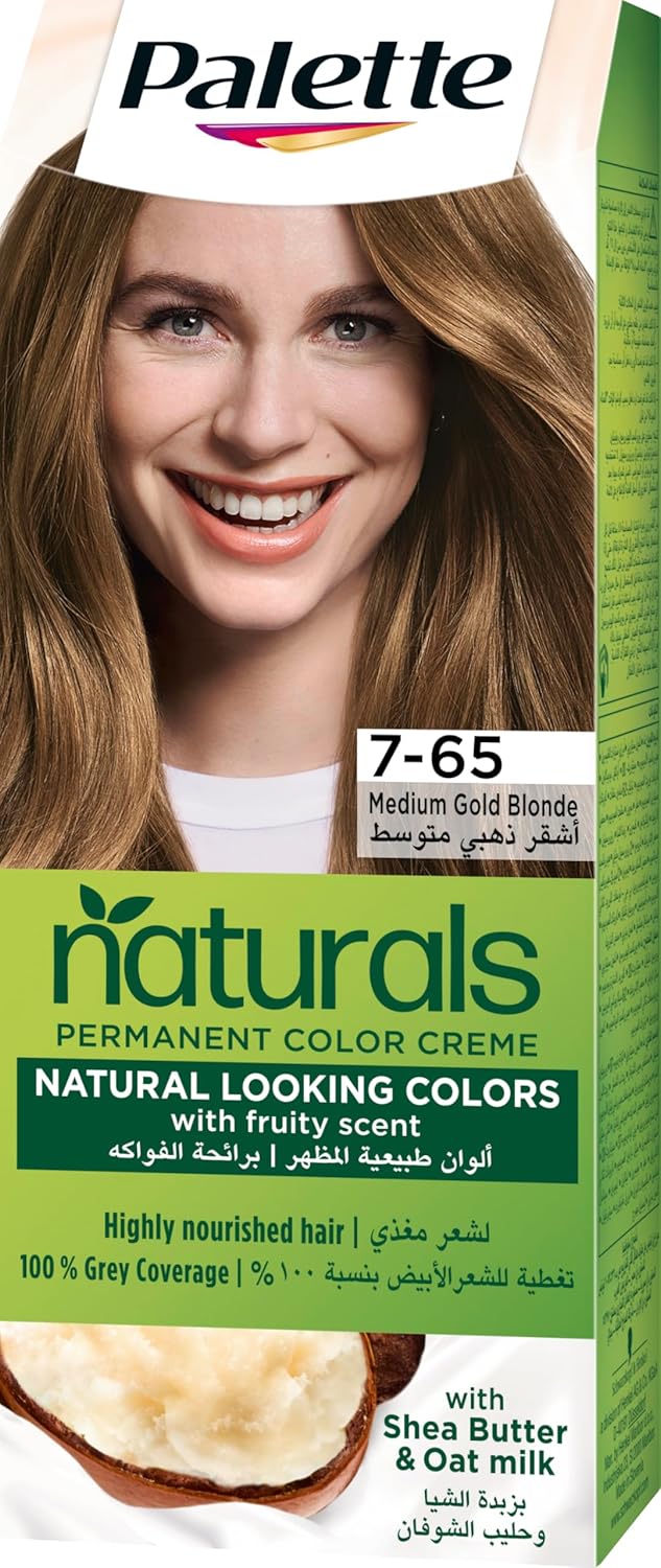 Palette Naturals Hair Dye Golden Blonde 50 ml 7-65
