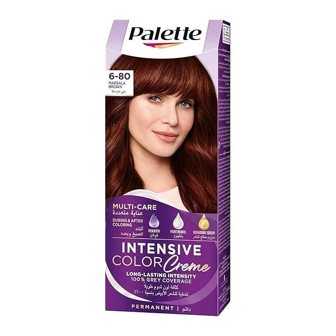 Palette Permanent Hair Color 6-80 Marsala Brown