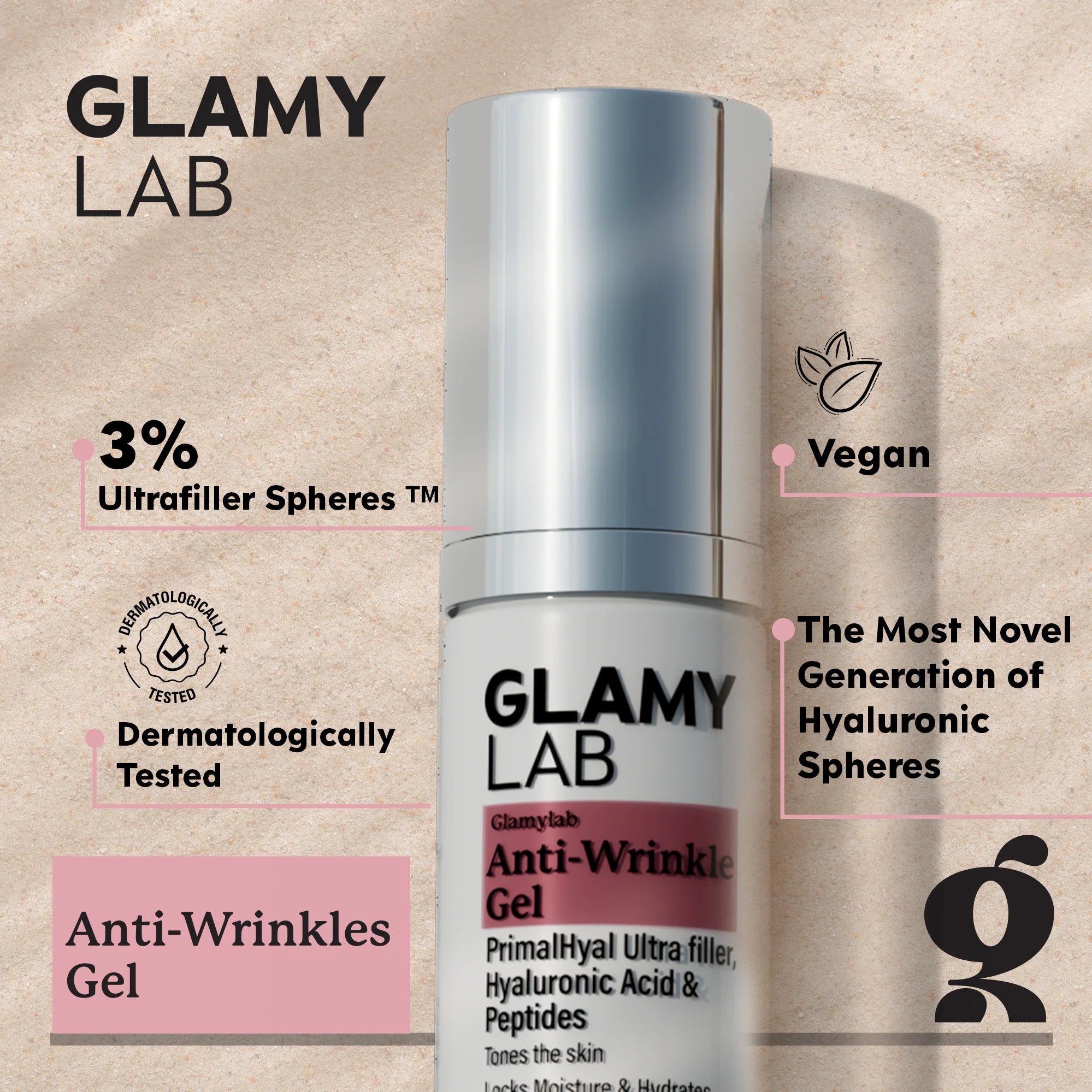 GLAMY LAB AntiWrinkles Gel 50 gm