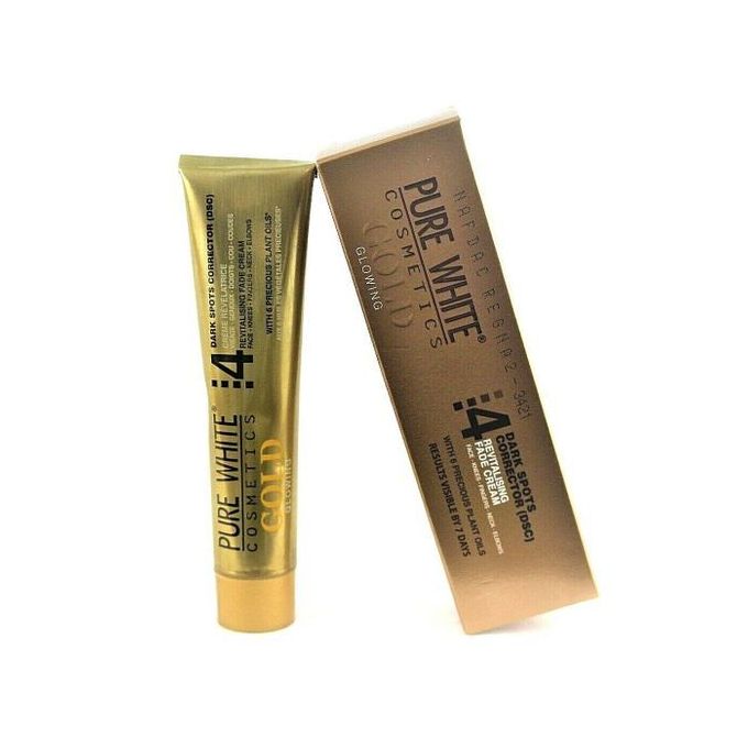 Pure White Gold Glowing Cream 4 Dark Spots Corrector 40g