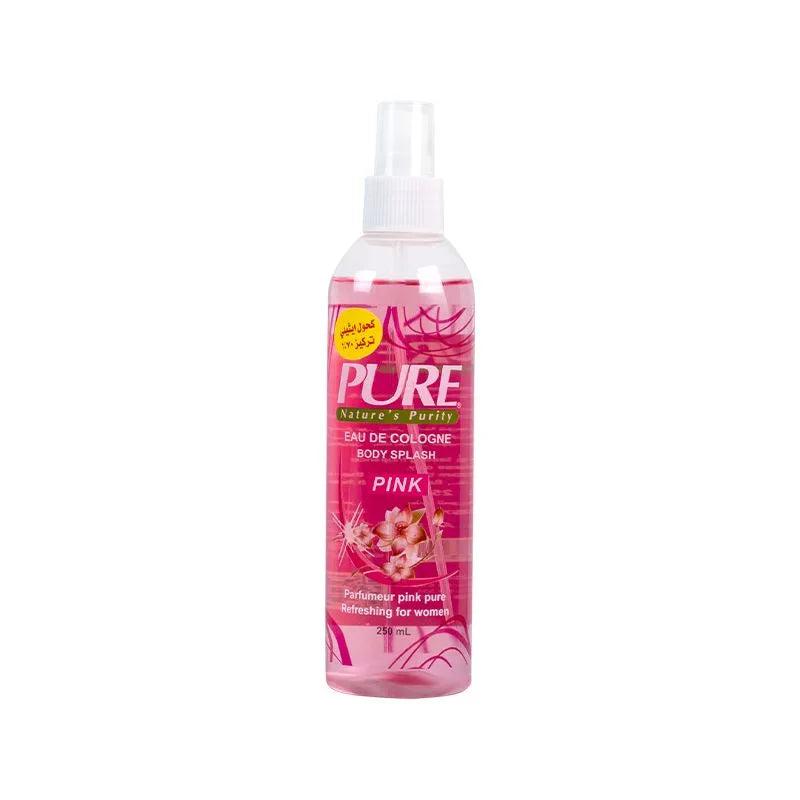 Pure Women Pink Eau De Cologne Body Splash - 250ml