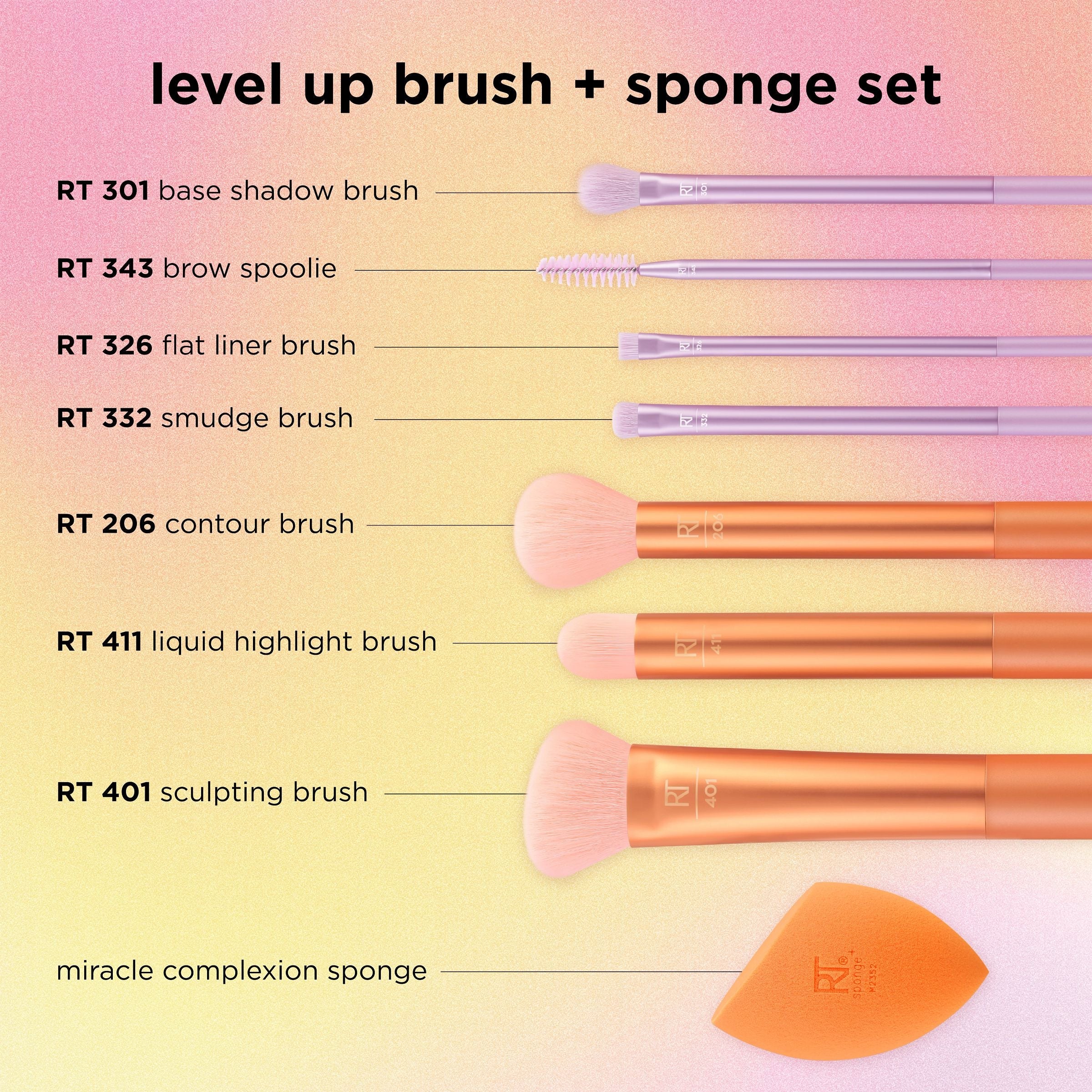 Famo Beauty Level Up Brush + Sponge Set