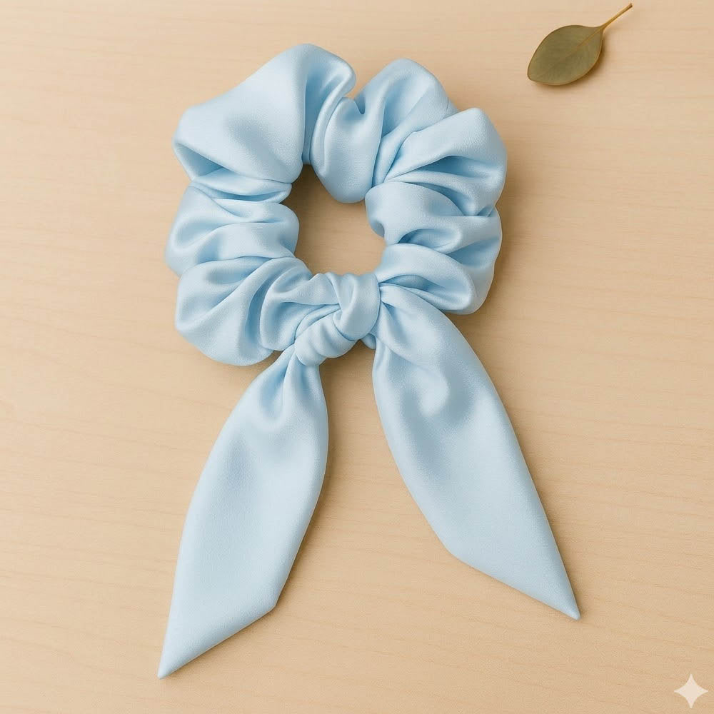 Re.MooN Colorful Satin Scrunchies kity