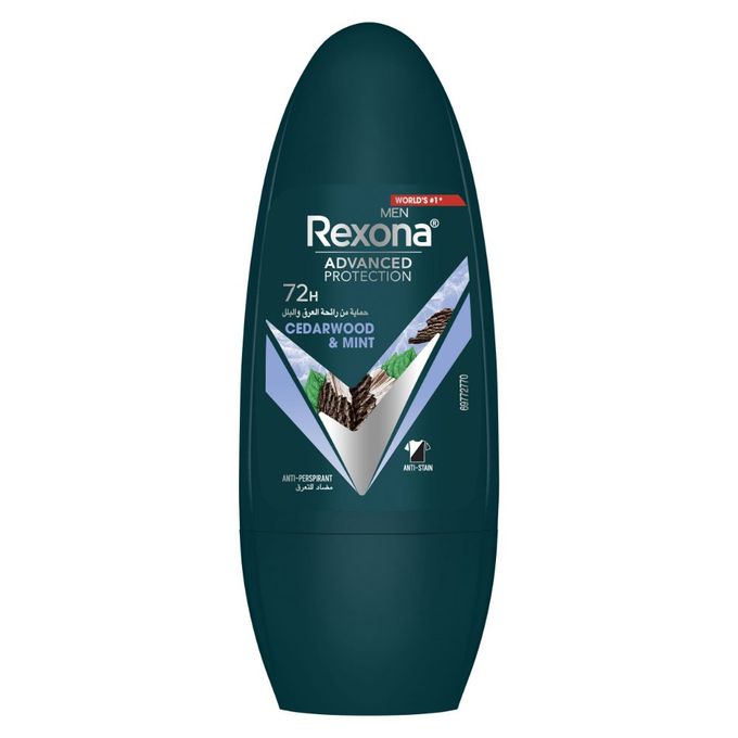 Rexona Men Cedarwood Mint Anti-Perspirant Deodorant Roll On - 50ml