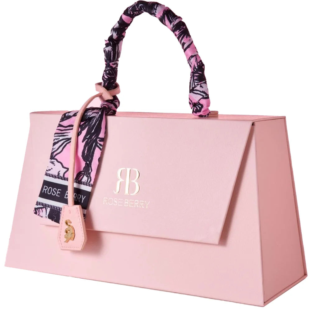 Rose Berry Makeup Bag Set 12 Pieces