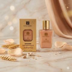 Rose Berry Shimmer Highlight Body Oil