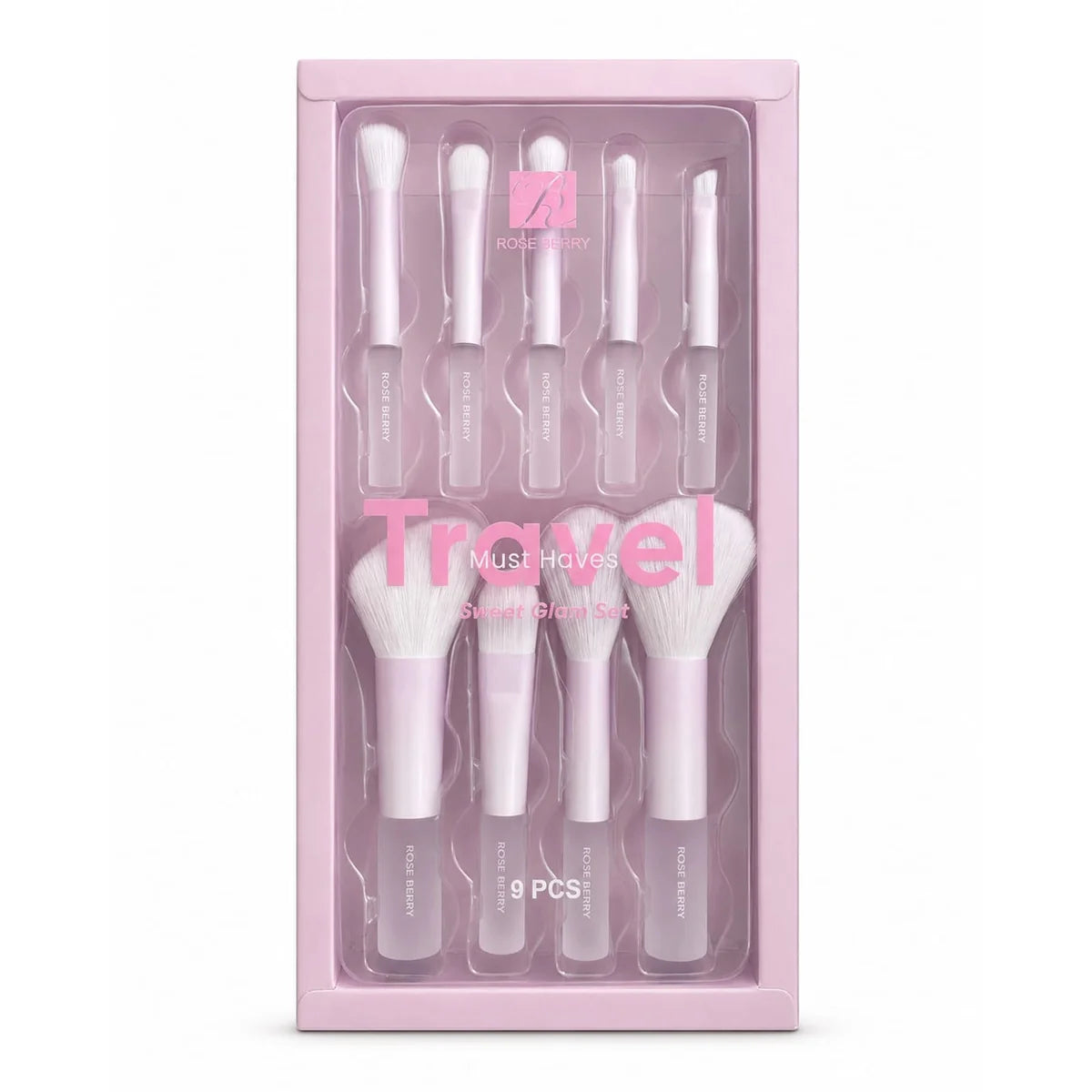 Rose Berry Travel Must Have Sweet Glam Set 9pcs