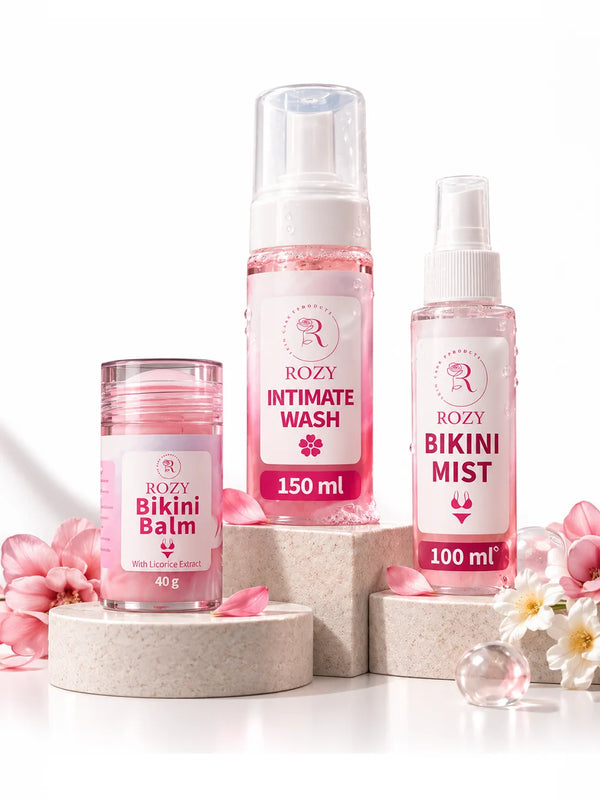 Rozy care set for sensitive areas