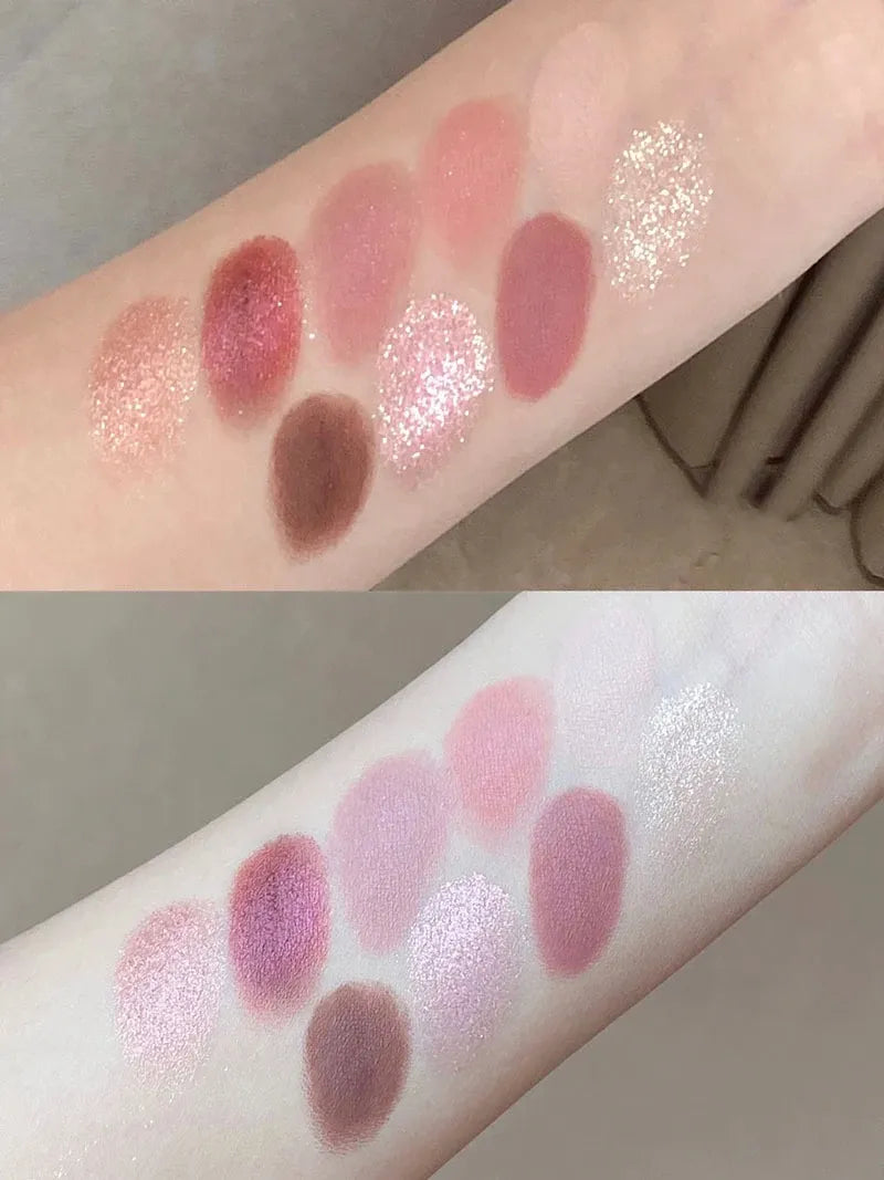 Shein Dikalu mini 9-color eyeshadow palette 09#