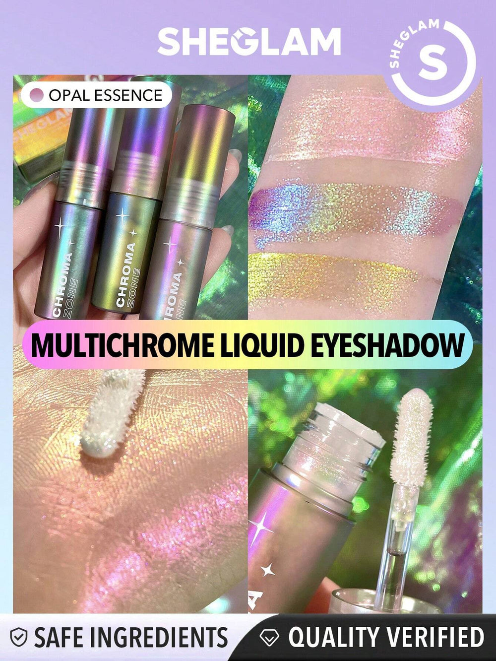 SHEGLAM Chroma Zone Multichrome Liquid Eyeshadow