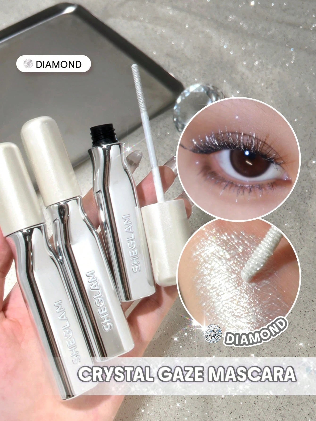 SHEGLAM Crystal Gaze Glitter Mascara


