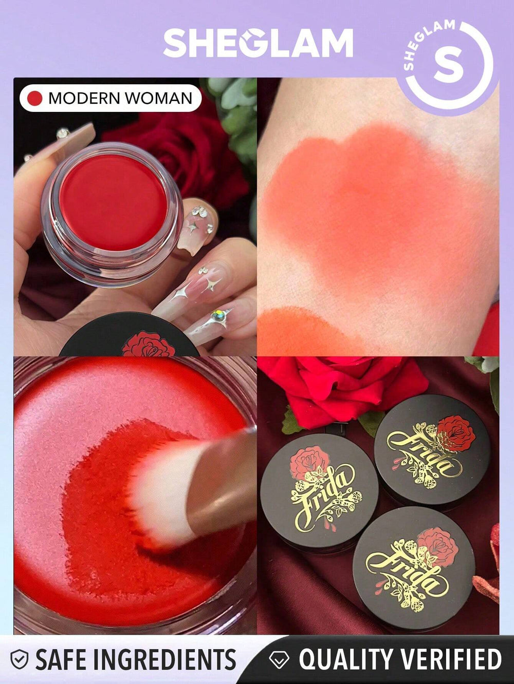 SHEGLAM Frida Kahlo Self Portrait Cream Blush