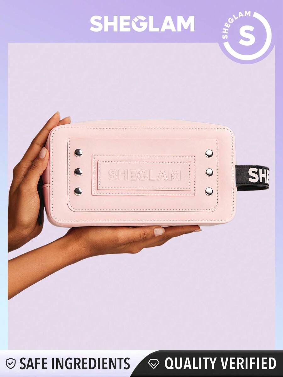 SHEGLAM Glow & Go Makeup Bag Cute Pink