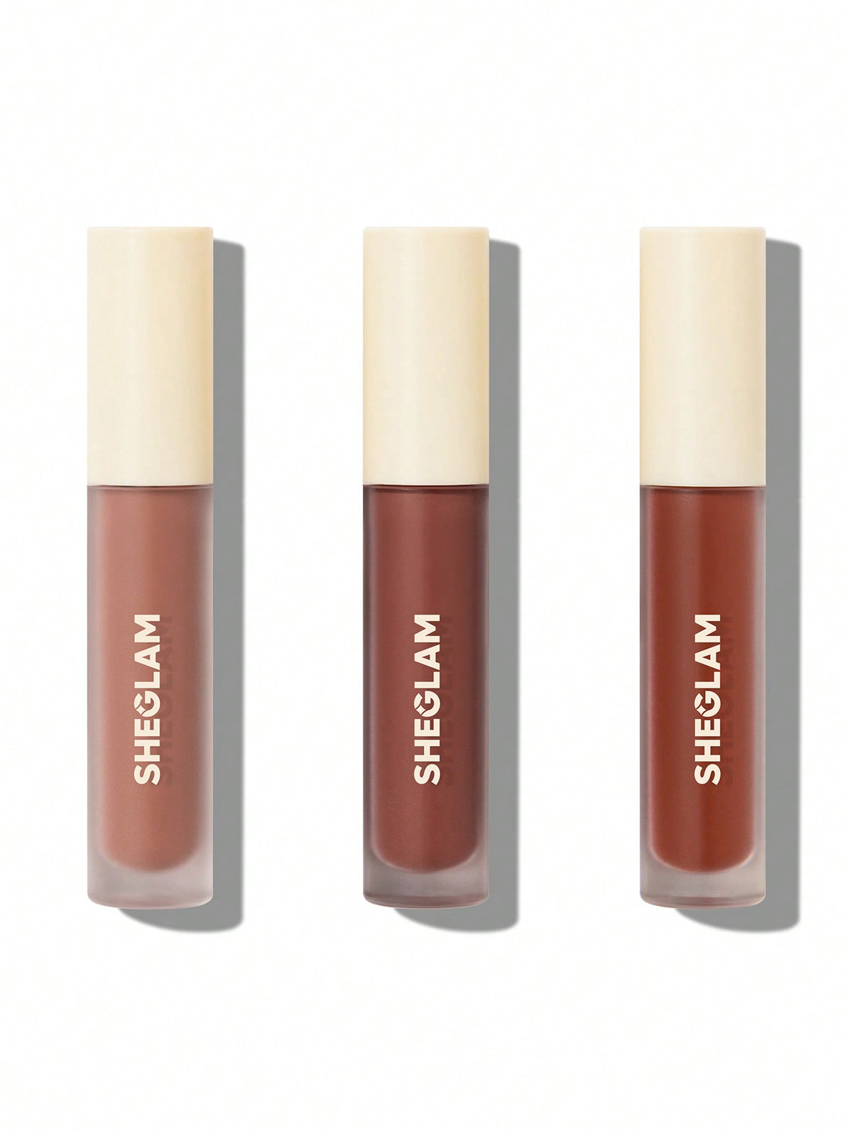SHEGLAM Matte Allure Mini Liquid Lipstick Set-Nude Beach 3 Pcs