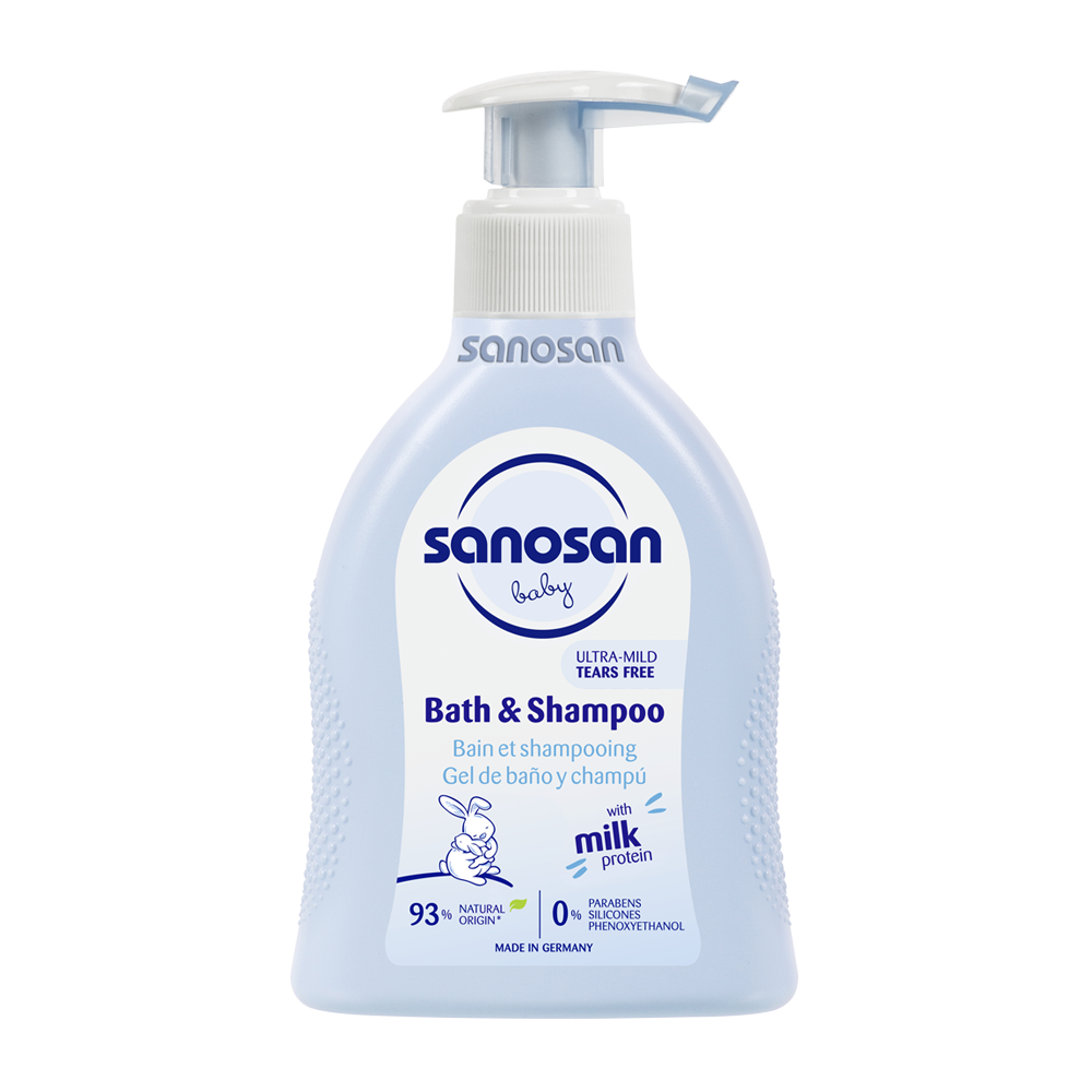 Sanosan Bath And Shampoo For Baby 200 ml