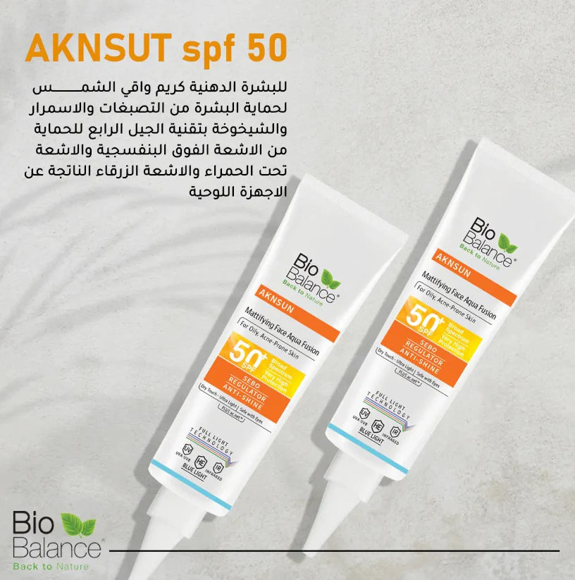 Bio Balance Aknsun Mattifying Aqua Fusion SPF 50 Dry Touch – 40 ml