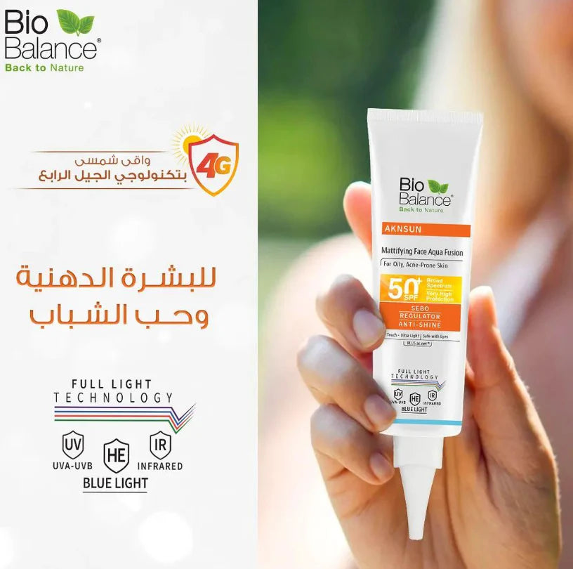 Bio Balance Aknsun Mattifying Aqua Fusion SPF 50 Dry Touch – 40 ml