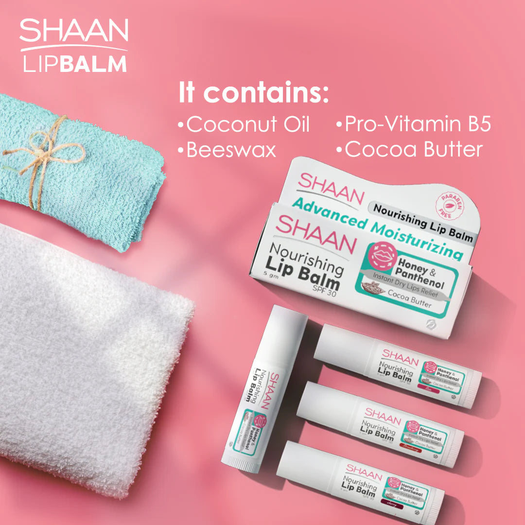Shaan nourishing lip balm SPF +30 Cocoa butter