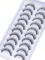 SheIn Eyelashes Set of 10 Pairs of False Eyelashes (525)
