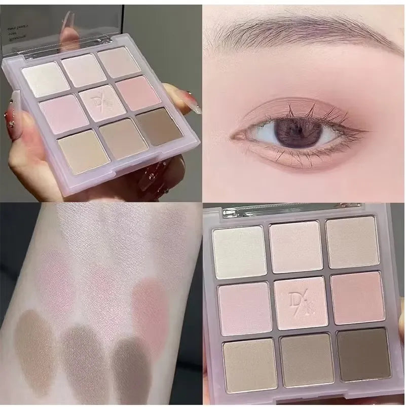SheIn Korean Eyeshadow Palette 9 Color - 08