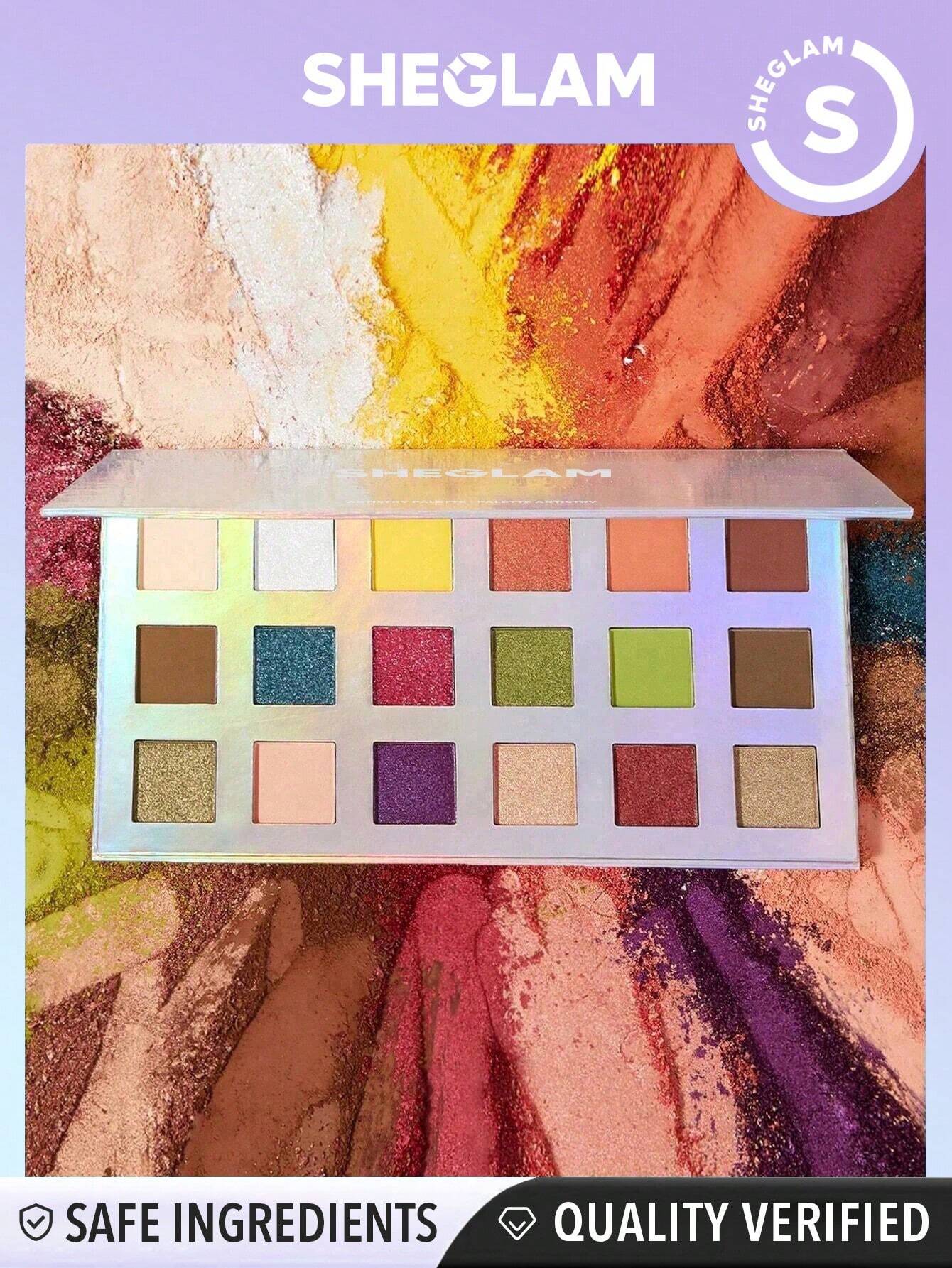 Sheglam Artistry Print Eyeshadow Palette 18 Colors