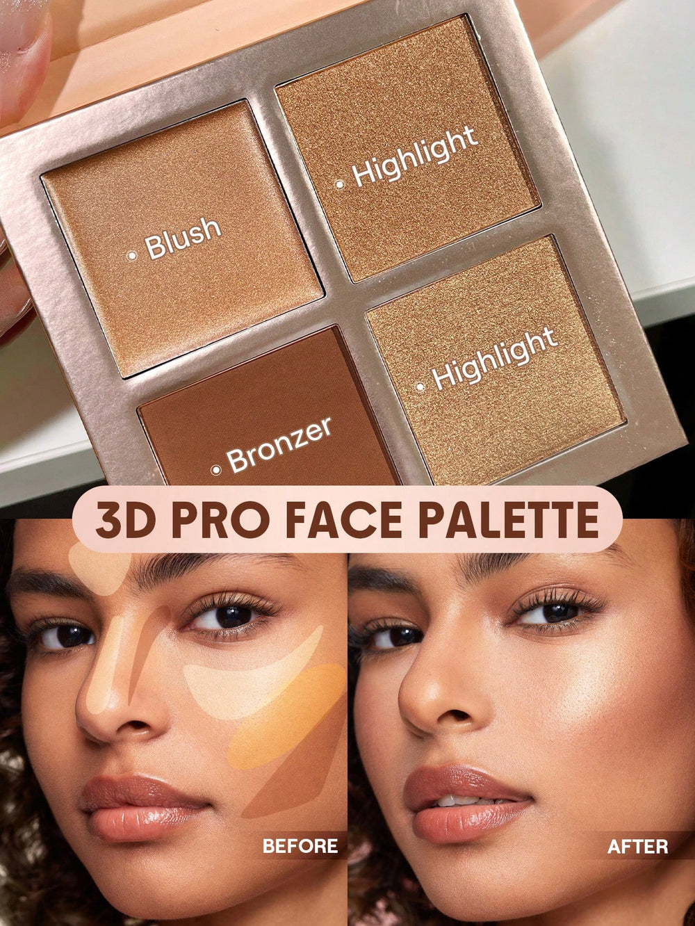 Sheglam Eyeshadow 3D Pro Face Palette 